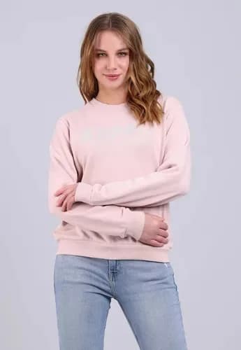Polerón Logo Estampado Esprit Mujer Rosado