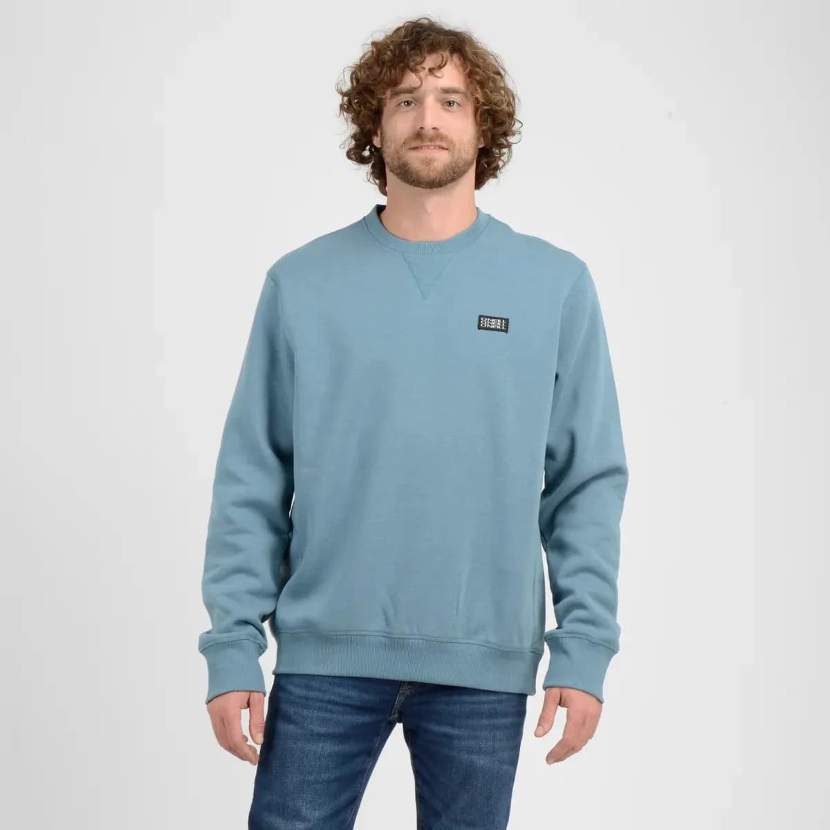 Poleron Cuello Redondo Crew O'Neill Hombre Turquesa