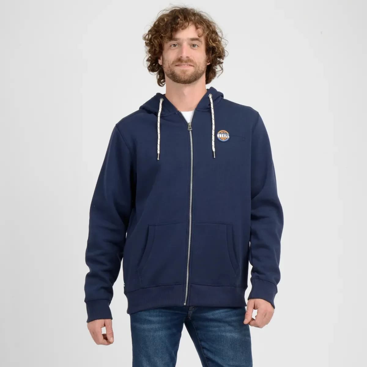 Polerón Full Zipper Line O'Neill Hombre Azul
