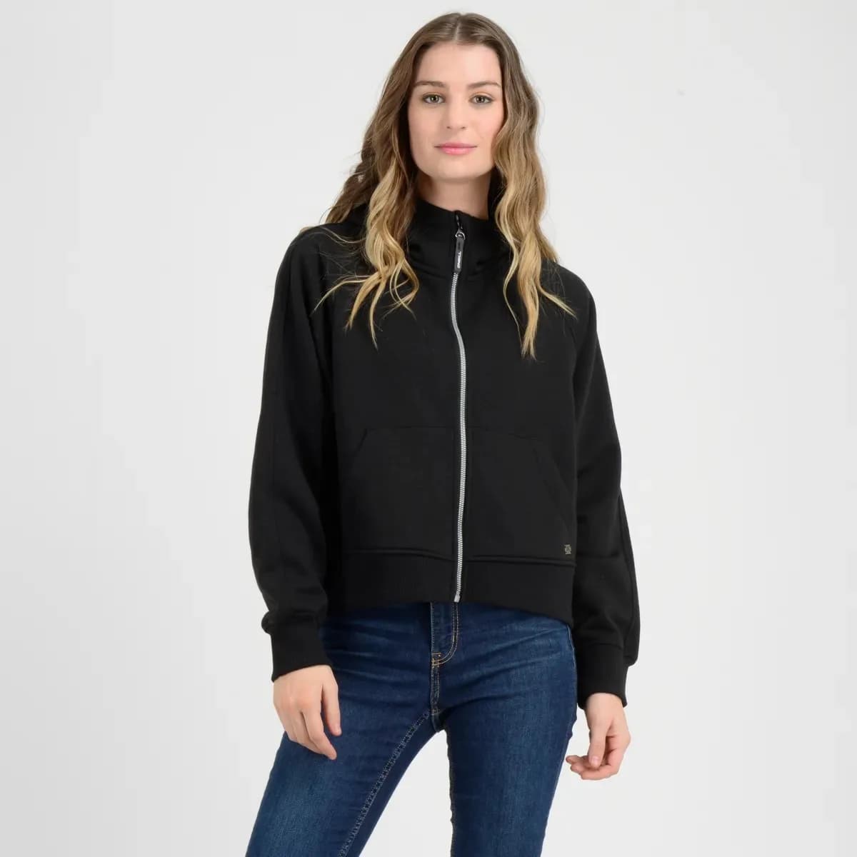 Polerón O'Neill Mujer Negro Full Zipper Storm