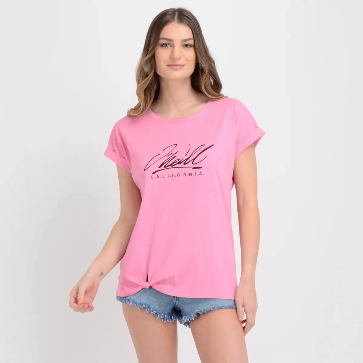 Polera Manga Corta Joint O'Neill Mujer Rosado