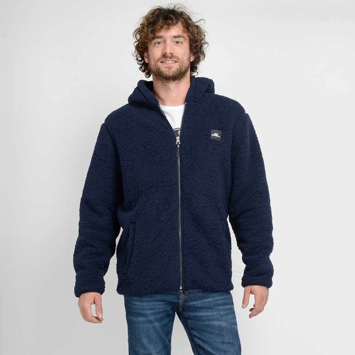 Poleron O´Neill Chiporro Hombre Full Zipper Azul