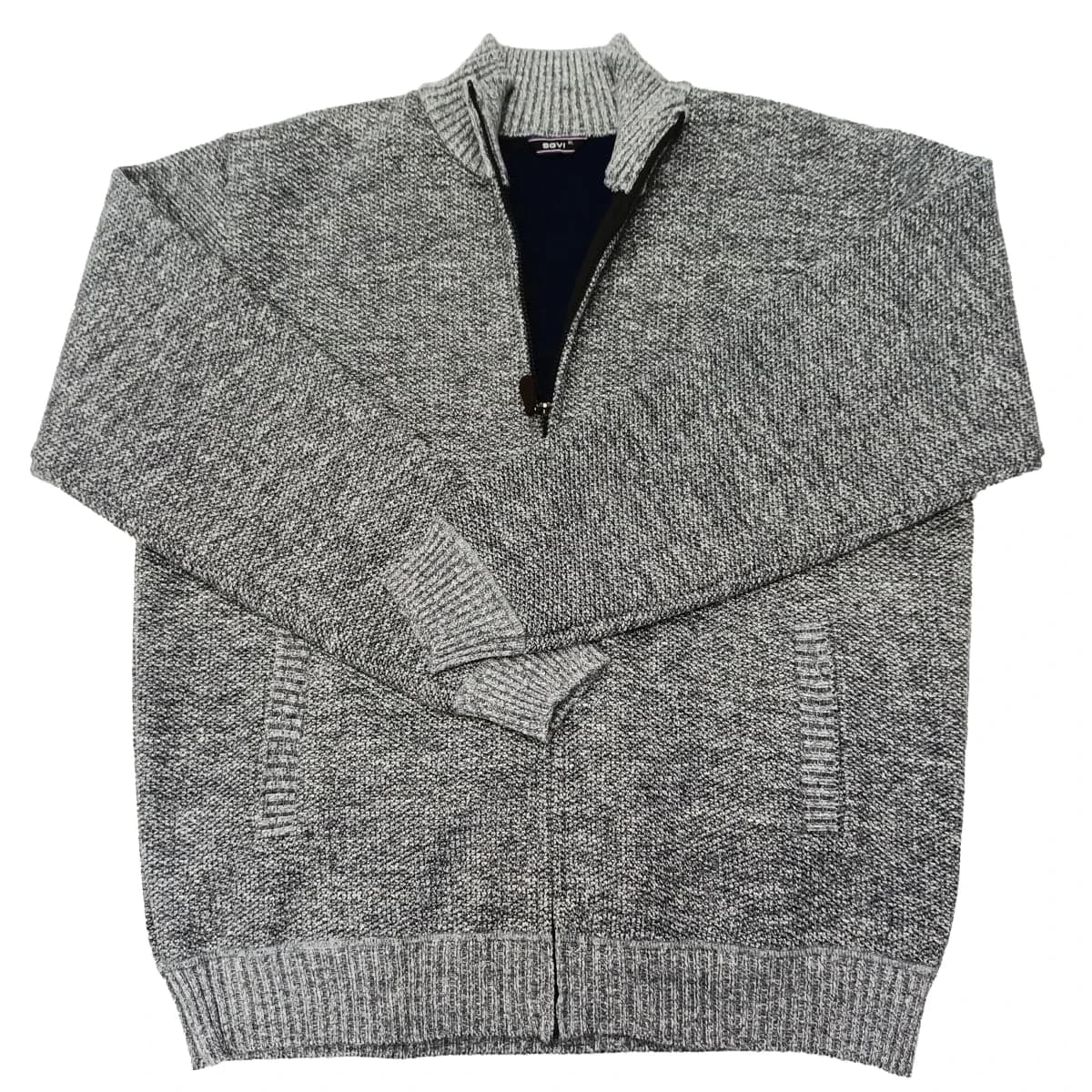 Sweater Hombre Full Cierre SHANCHA-H78 Gris Melange