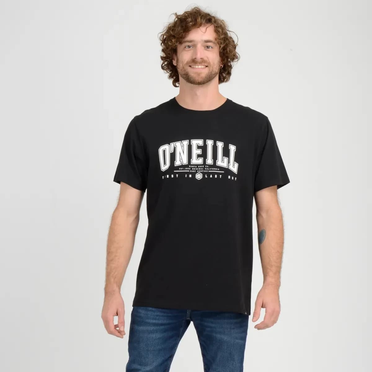 Polera Manga Corta Bells O'Neill Hombre Blanco