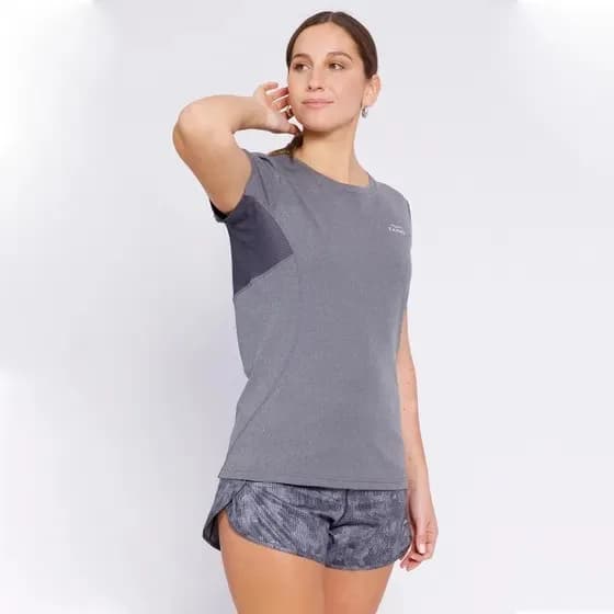 Polera Kannu Action Active Dry Mujer Gris