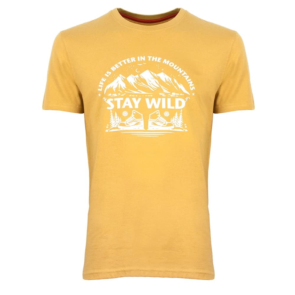 Polera Hombre Lircay Mostaza