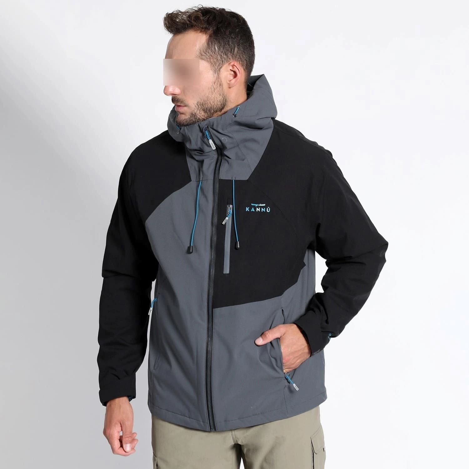 Parka Hombre 3 en 1 Trancura Gris Oscuro